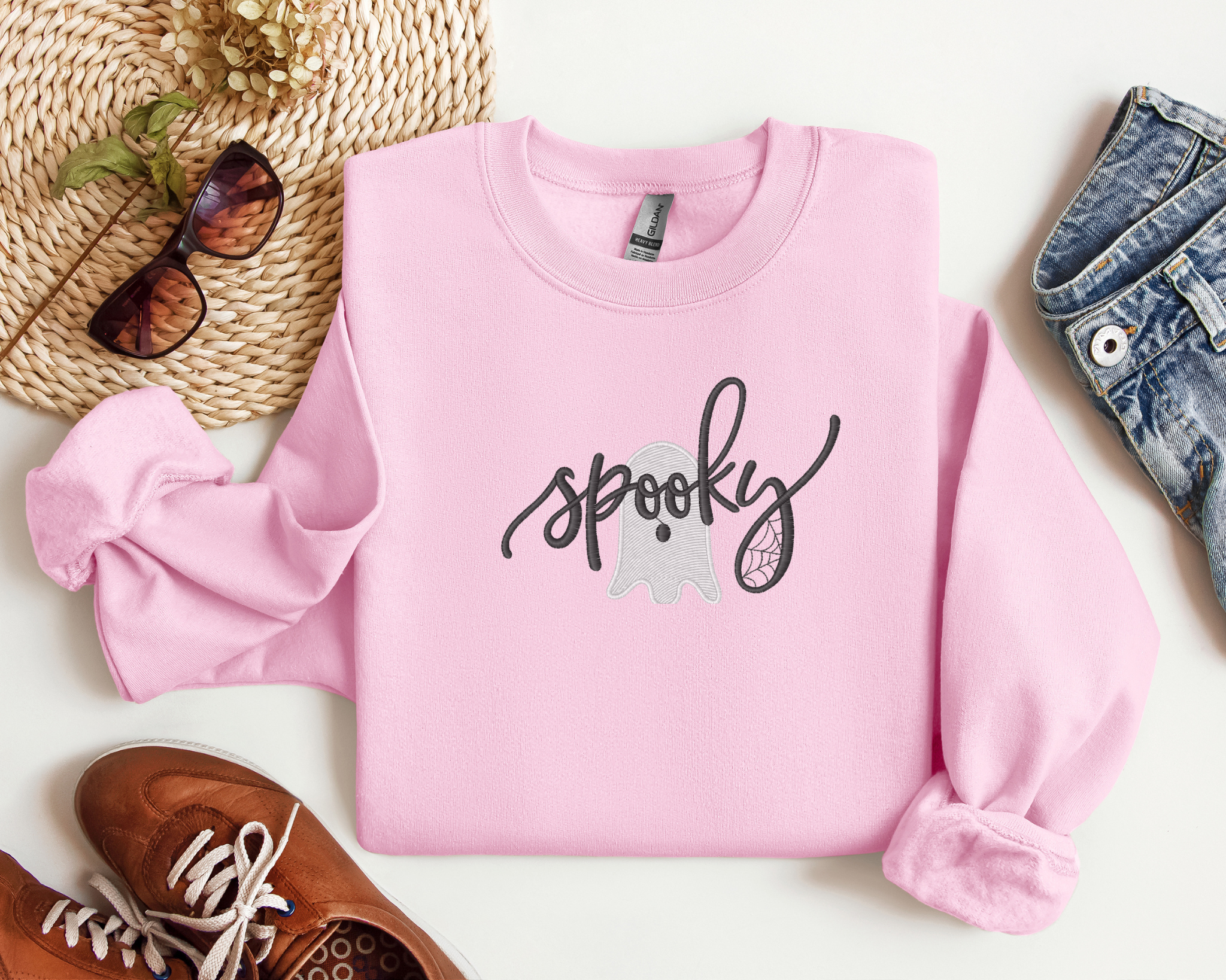 Ghoulish Glamour: Unveil Your Spooky Side with Our Sweatshirt