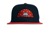 Anime embroidered cap featuring bold brain design from Jujutsu Kaisen