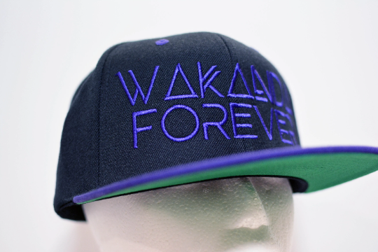Wakanda Forever Embroidered Snapback