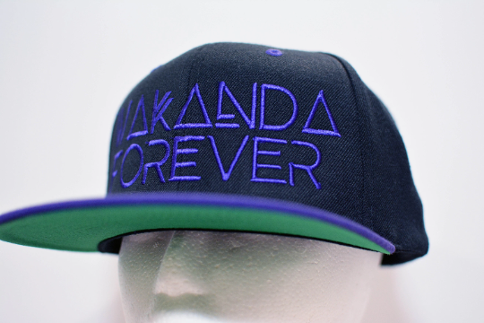 Wakanda Forever Embroidered Snapback